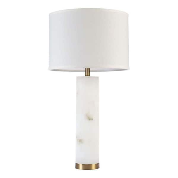 EKIEUDL 30 in. White Table Lamp with 72 in. Power Cord with On/Off Switch for Living Room, Bedroom Table Lamp