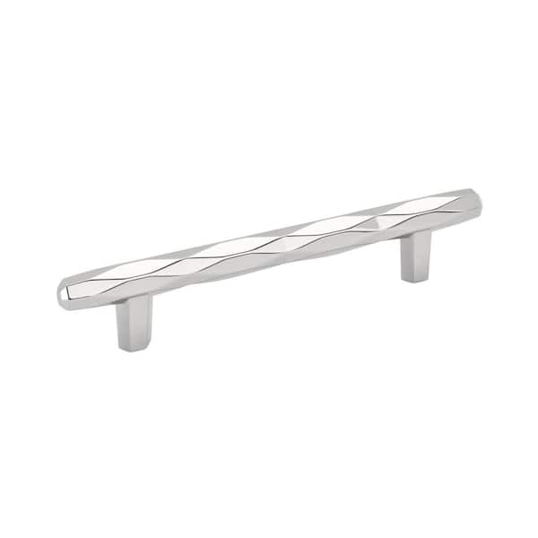 Amerock St. Vincent 5-1/16 in. (128mm) Modern Polished Chrome Bar Cabinet Pull