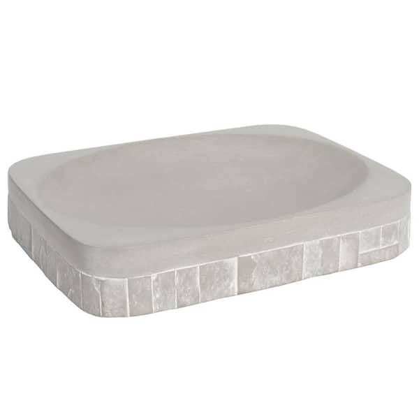 Sweet Home Collection Avalon Soap Dish Bathroom Accessory (1 Piece)