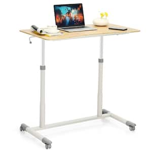 37.5 in. Rectangle Black Wood Computer Desk