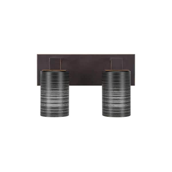Unbranded Aspen 5.75 in. 1-Light Dark Granite Vanity Light