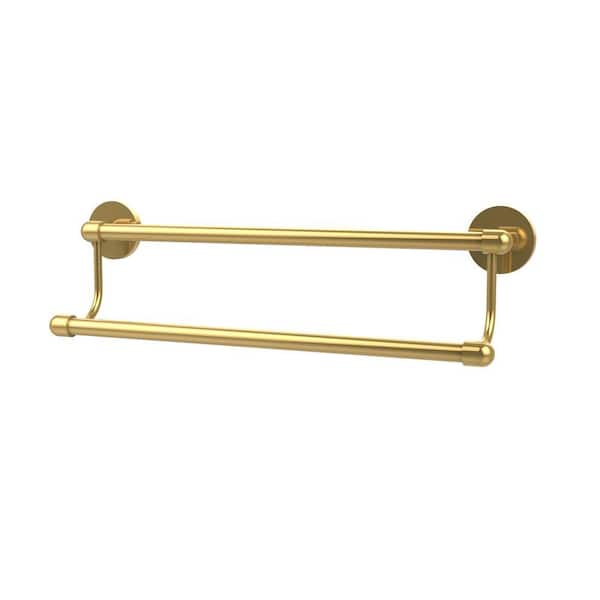 Allied Brass Tango Collection 18 in. Double Towel Bar in Polished Brass