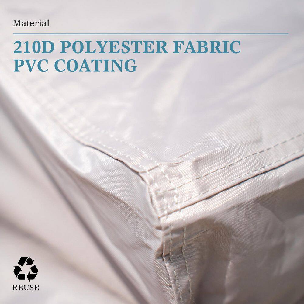 Beige and Brown Weatherproof Outdoor Furniture Cover