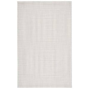 Marbella Gray/Ivory 5 ft. x 8 ft. Houndstooth Area Rug