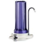 Countertop Drinking Water Filtration System, Clear Housing - Includes 2.5 in. x 10 in. Carbon Block Filter