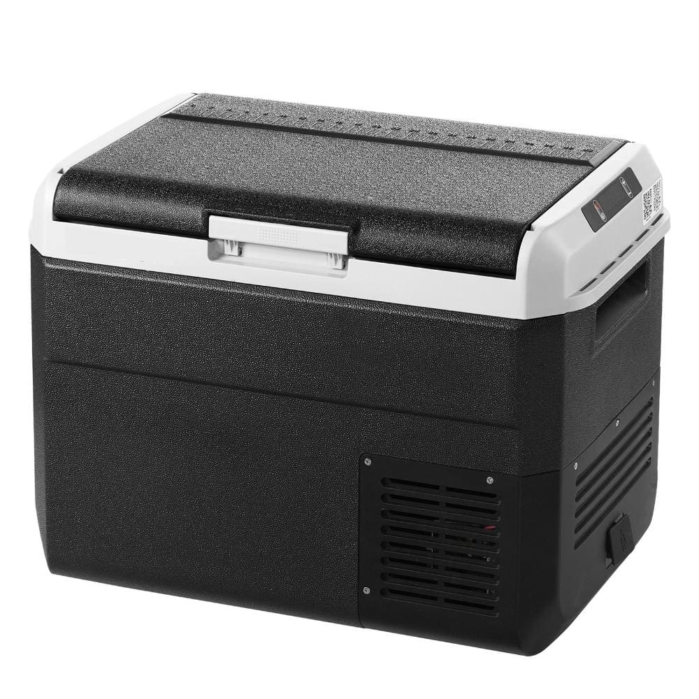 30L Portable Car Refrigerator Freezer, -4Â°F to 68Â°F, 12/24V DC and 100-240V AC Compressor Cooler