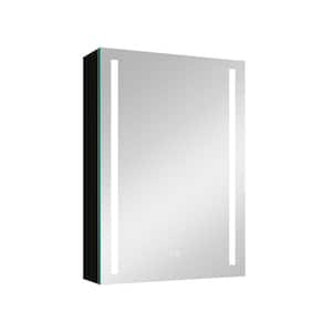 20 in. W x 30 in. H Rectangular Aluminum Medicine Cabinet with Mirror