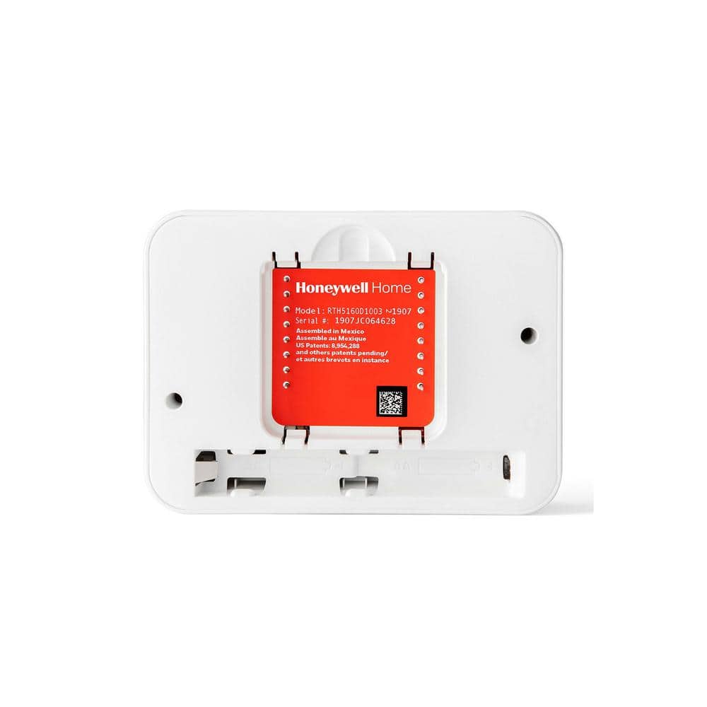 White Digital Non-Programmable Thermostat with Backlit Display
