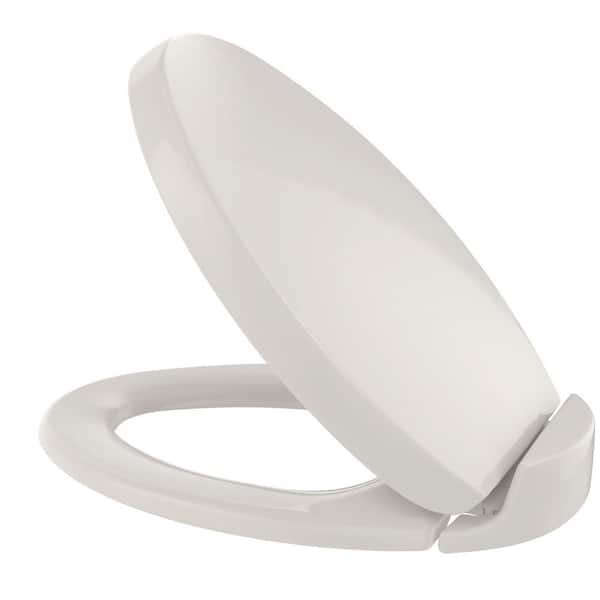 TOTO Oval SoftClose Elongated Closed Front Toilet Seat in Sedona Beige