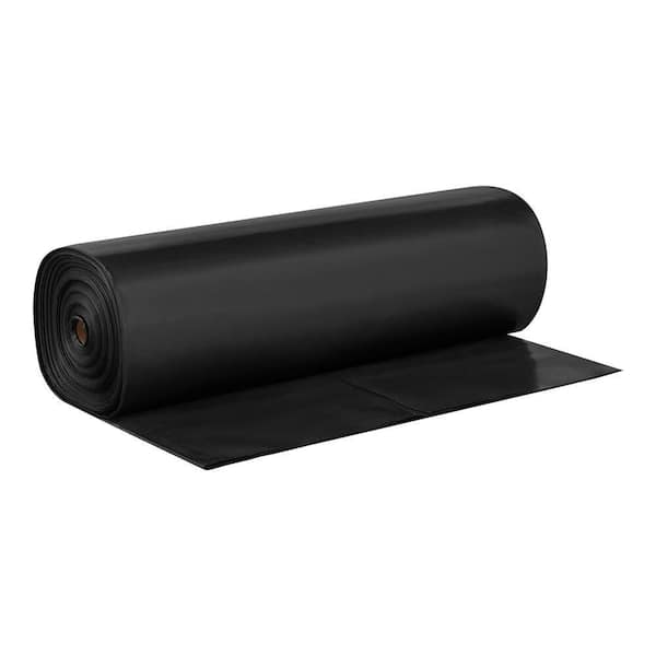 20 ft. x 100 ft. Black 6 mil Plastic Sheeting
