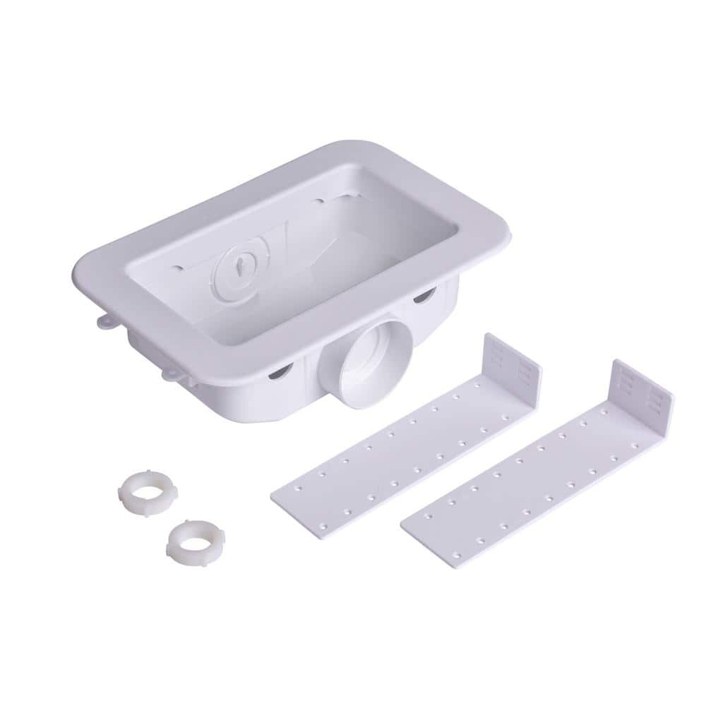 UPC 038753381206 product image for 3-1/2 in. Center Drain Washing Machine Outlet Box | upcitemdb.com