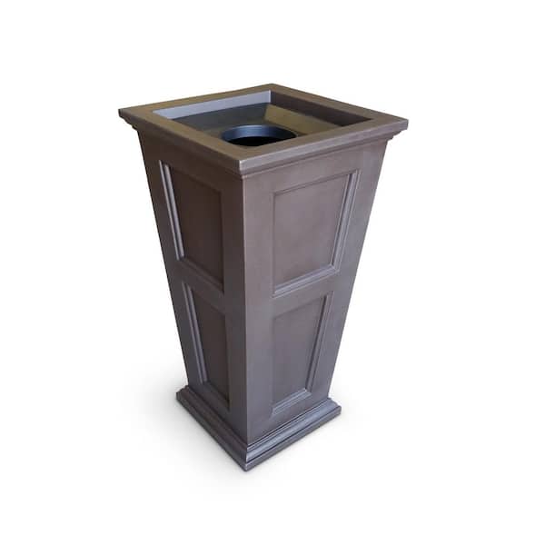 Fairfield 40 in. Tall 24 Gal. Espresso Waste Bin