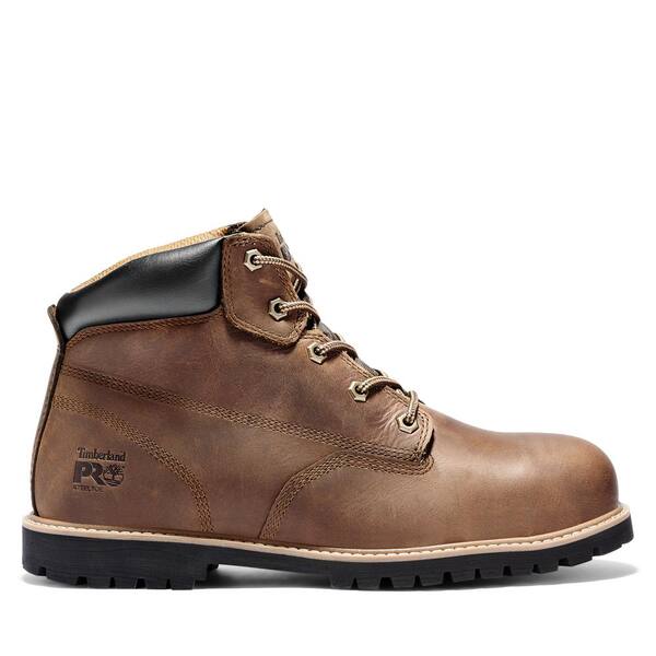 Timberland PRO Men's Gritstone 6 in. Work Boot - Steel Toe - Brown Size 12(M)