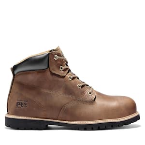 Men's Gritstone 6 in. Work Boot - Steel Toe - Brown Size 7(W)