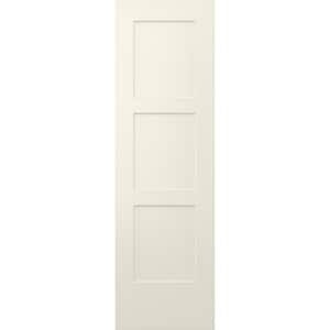 24 in. x 80 in. Birkdale Vanilla Paint Smooth Solid Core Molded Composite Interior Door Slab