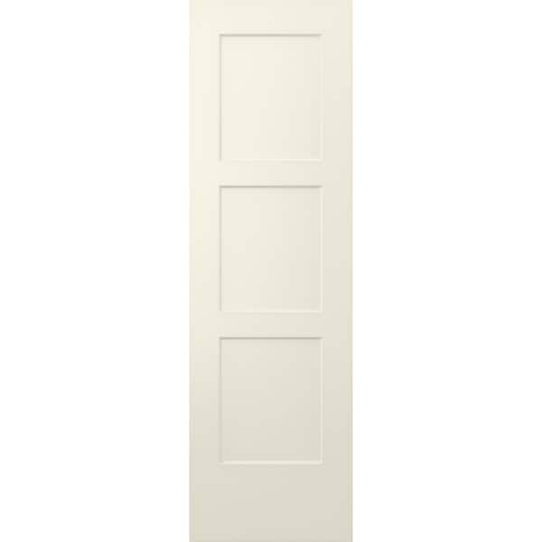 JELD-WEN 24 in. x 80 in. Birkdale Vanilla Paint Smooth Solid Core Molded Composite Interior Door Slab