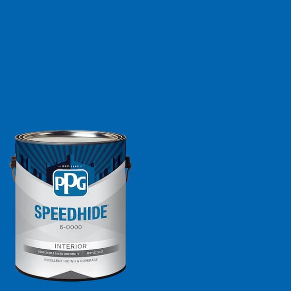 SPEEDHIDE 1 gal. PPG1241-7 Cobalt Stone Semi-Gloss Interior Paint