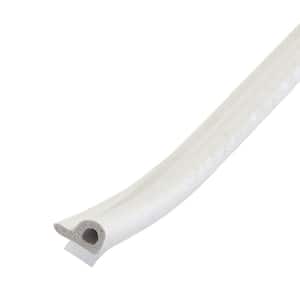 7/32 in. x 3/8 in. x 17 in. White Premium Rubber Window Seal for Small Gaps