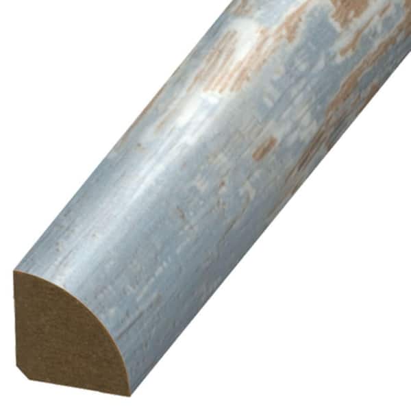 Deco Products MoistureProof Old Blue Sea 0.75 in. Thick x 0.75 in. Wide x 94 in. Length Quarter Round Molding