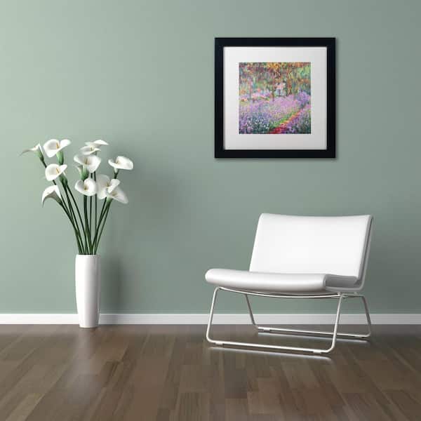 18 in. x 18 in. Heavy Duty Black Frame with White Mat