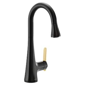 Sinema 1-Handle Bar Faucet Pull-Down Sprayer Featuring Reflex and 2-Handle Options in Matte Black