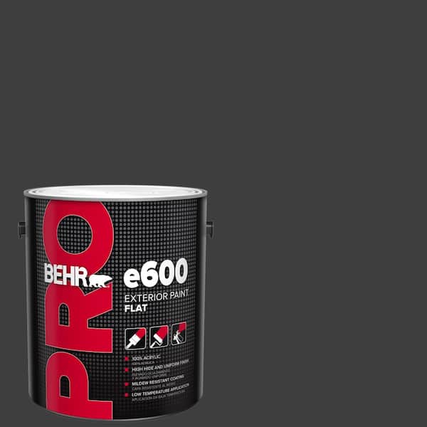 1 gal. #N520-7 Carbon Flat Exterior Paint