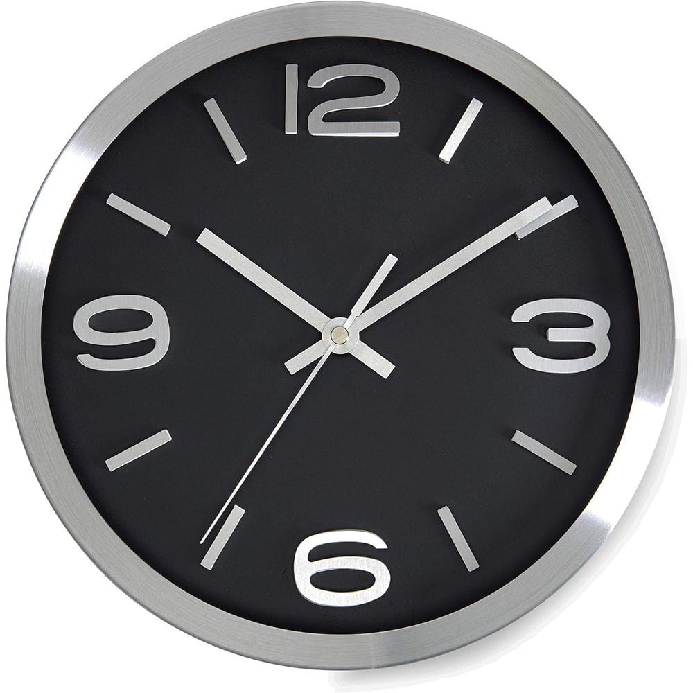 Azalea Silent Metal Wall Clock, Large Wall Clock, online Black Wall Clock, Unique Wall