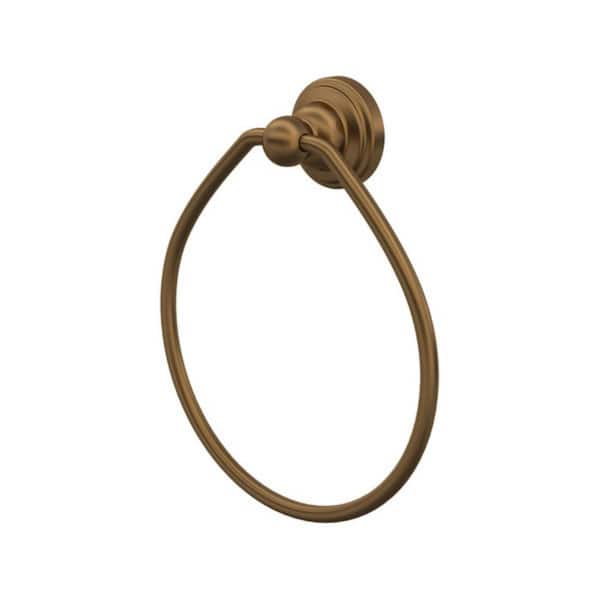 ROHL Edwardian Wall Mounted Hand Towel Holder in English Bronze