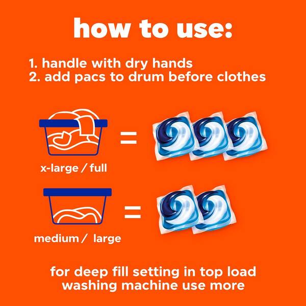 Tide 3 in 1 Original Scent Laundry Detergent Pods, 76-Count