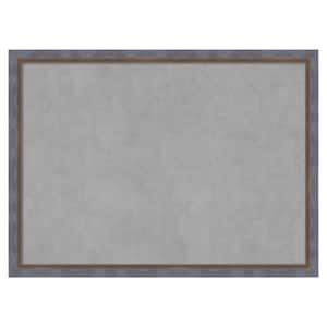 Two Tone Blue Copper 30 in. x 22 in. Magnetic Board, Memo Board