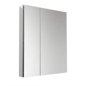 30 in. W x 36 in. H x 5 in. D Frameless Recessed or Surface-Mounted Bathroom Medicine Cabinet