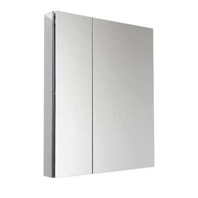 30 in. W x 36 in. H x 5 in. D Frameless Recessed or Surface-Mounted Bathroom Medicine Cabinet