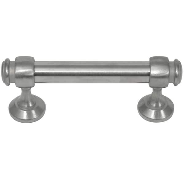 MNG Hardware Balance 8 in. Center-to-Center Satin Nickel Bar Pull Cabinet Pull