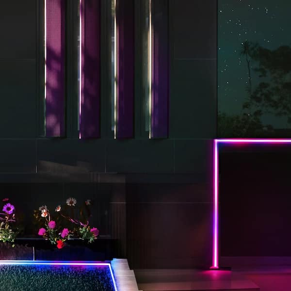 LIFX 16 ft. Smart Wi-Fi RGBW 120V Plug-in/12V Neon Flex Integrated