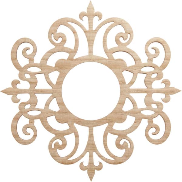 Ekena Millwork 0.25 in. x 6.5 in. x 20 in. Wood Medallion Moulding