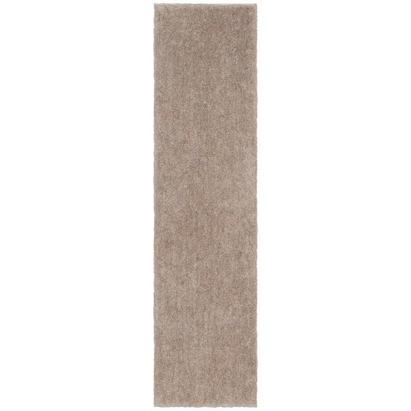 Home Decorators Collection Ethereal Shag Gray 2 ft. x 8 ft. Indoor Runner Rug
