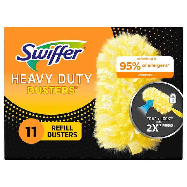 Swiffer Heavy-Duty Unscented Microfiber Duster Refills (11-Count) 003700099035 The Home