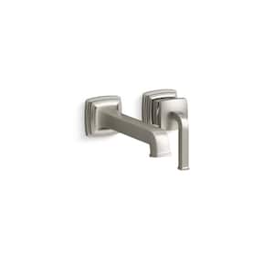 Riff Single-Handle Wall-Mounted Faucet in Vibrant Brushed Nickel