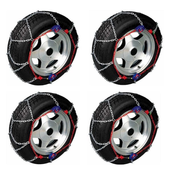 Unbranded Series 1500 Pickup Truck/SUV Traction Snow Tire Chains, Pair (2-Pack)