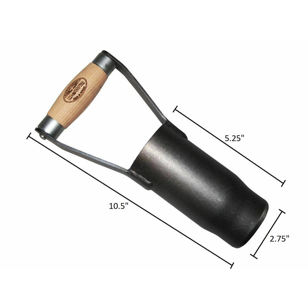 British Style Carbon Steel Bulb Planter with Ash Wood Handle
