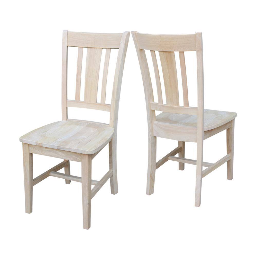 Elegant Solid Hardwood 42" Dual Drop Leaf Table with 2 San Remo Chairs Set