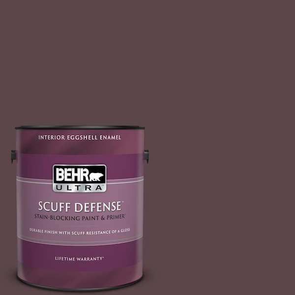 BEHR ULTRA 1 gal. Home Decorators Collection #HDC-CL-07 Dark Berry Extra Durable Eggshell Enamel Interior Paint & Primer