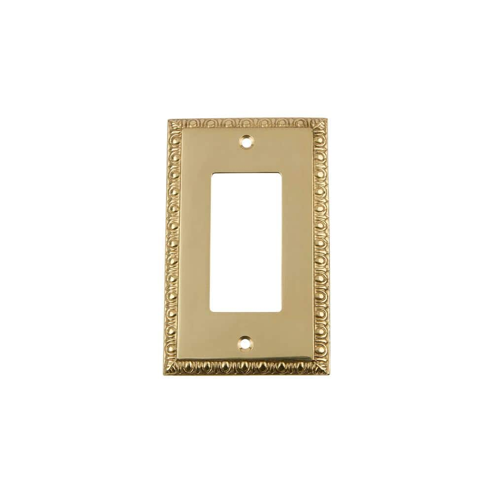 Flat Polished Brass Unlacquered Sockets and Switches from Socket Store