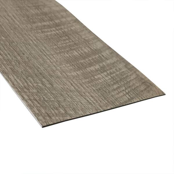 Mohawk Basics Waterproof Vinyl Plank Flooring in Anchor Gray 2mm, 8 x 8 Sample