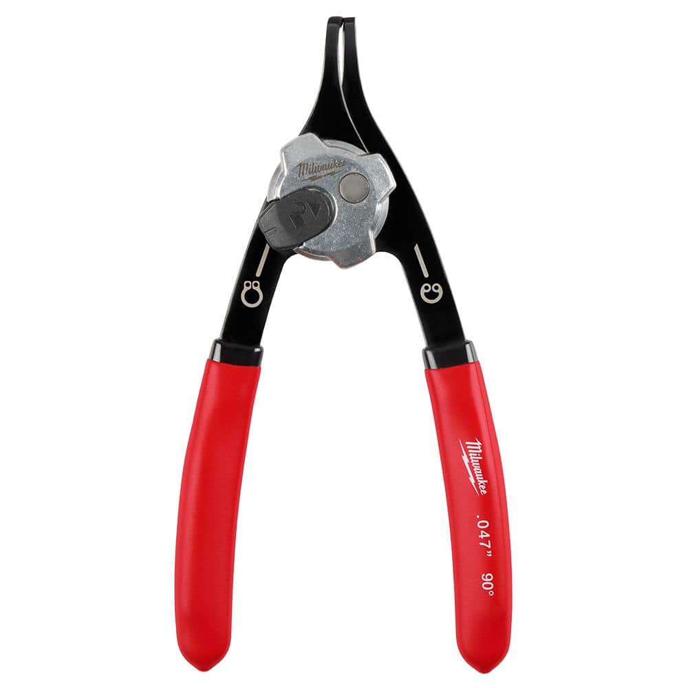 KNIPEX 12-1/2 in. Straight Internal Snap-Ring Precision Pliers 48 11 J4 -  The Home Depot