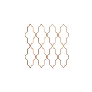 23-3/8 in. x 23-3/8 in. x 1/4 in. Cherry Large Casablanca Decorative Fretwork Wood Wall Panels (20-Pack)