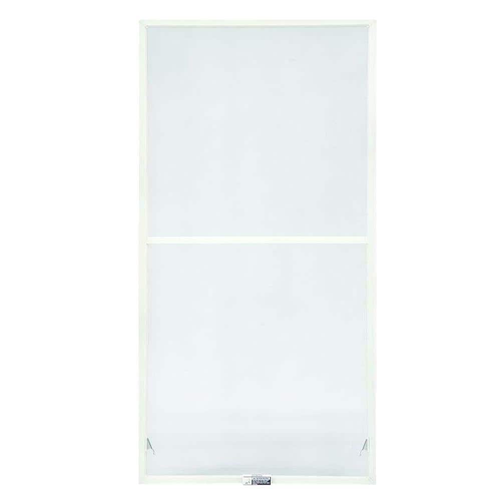 23-7/8 in. x 46-27/32 in. 200 and 400 Series White Aluminum Double-Hung Tru