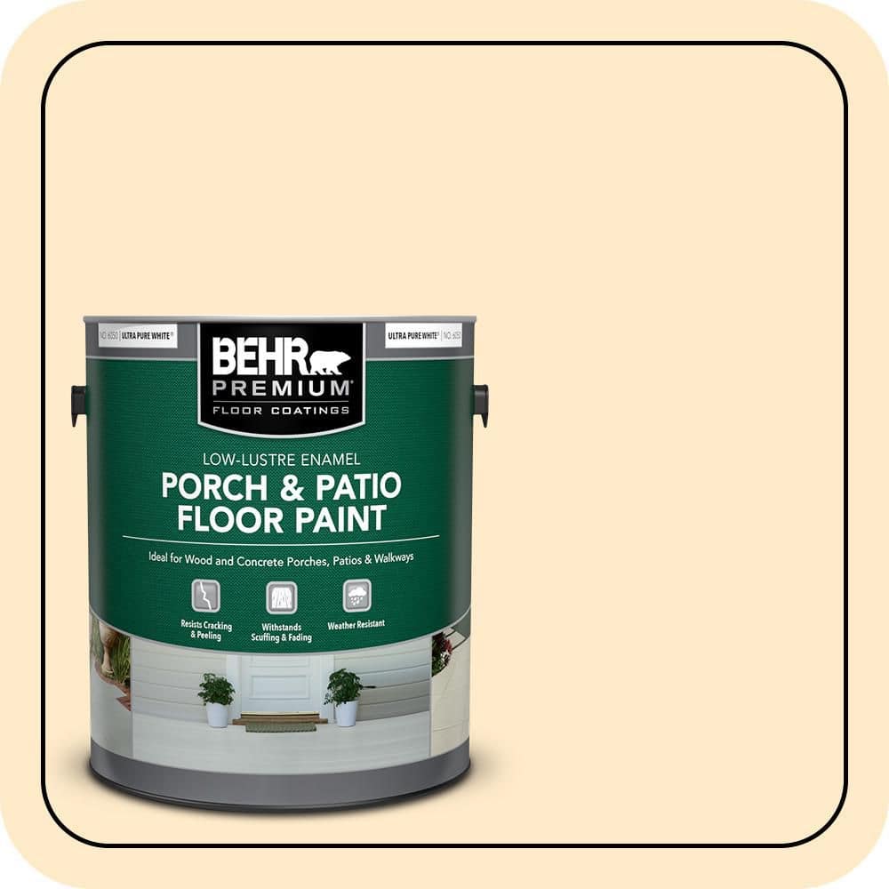 1 gal. #M290-2 Frittata Low-Lustre Enamel Interior/Exterior Porch and Patio Floor Paint price history on PriceWatchPro