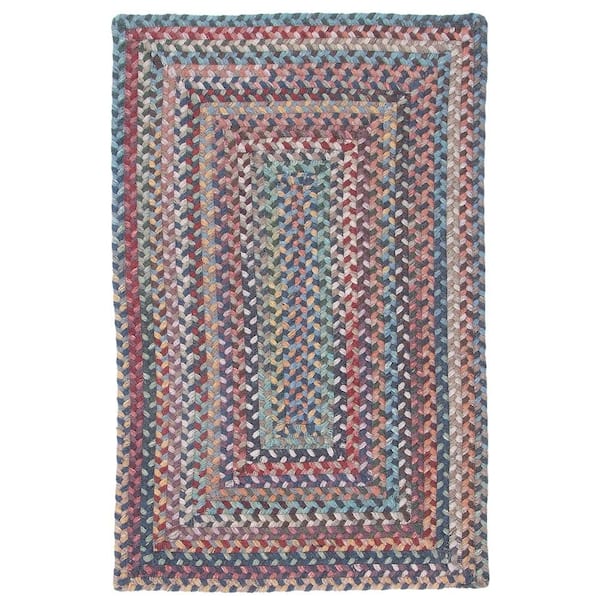 Safavieh Braided Collection BRD313A Hand Woven Brown and Multi Oval Area  Rug, 3 feet by 5 feet Oval (3' x 5' Oval) : : Home