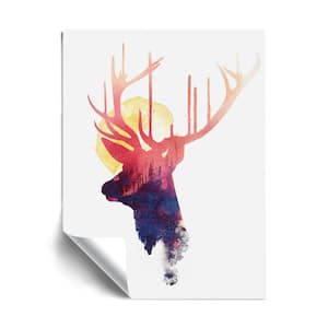 "The burning sun" Animals Removable Wall Mural